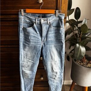 Express Denim Skinny Jeans in Light Blue